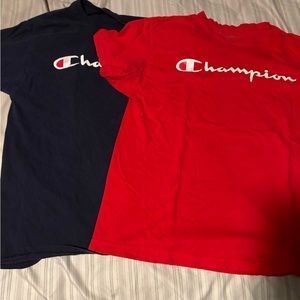Two champion shirts
